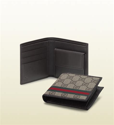 gucci leather coin wallet with web|gucci wallets ioffer.